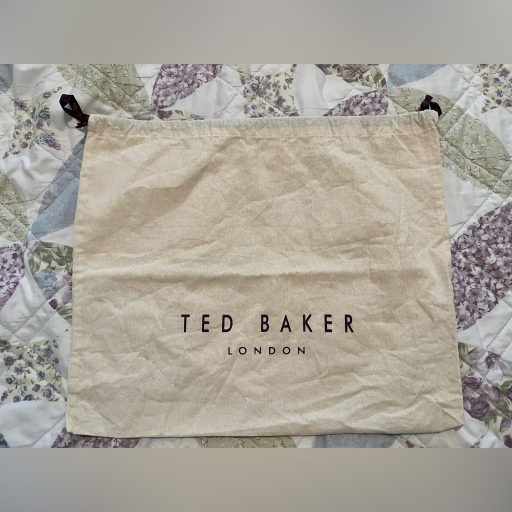 Ted Baker Cream and Purple Dust Bag